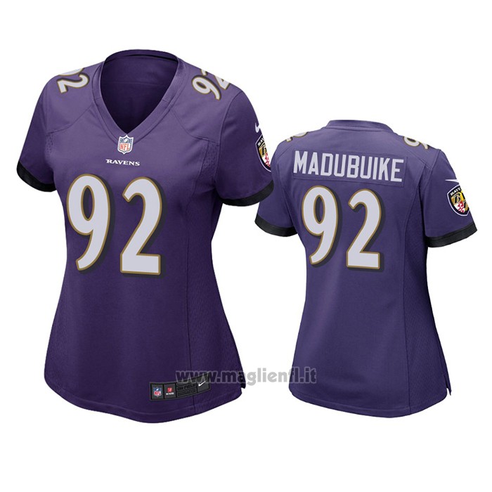 Maglia NFL Game Donna Baltimore Ravens Justin Madubuike Viola